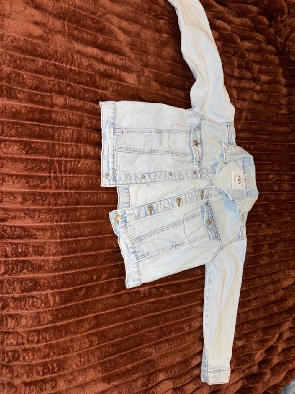 Zara Light Blue Kids Denim Jacket